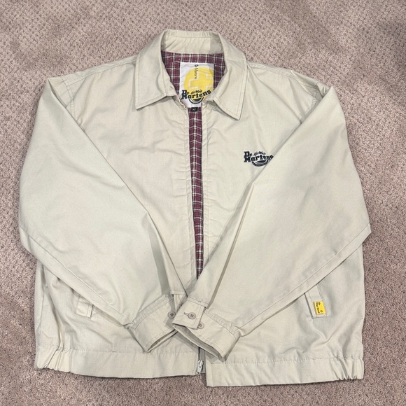 Dr. Martens Other - Dr. AirWair Martens Beige Jacket with Plaid Lining